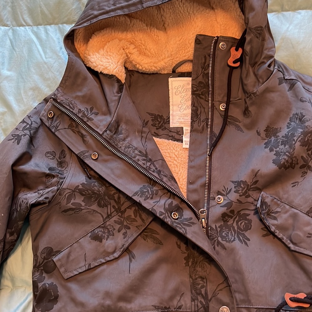 Element Eden Sherpa Lined Coat Medium - Picture 9 of 16